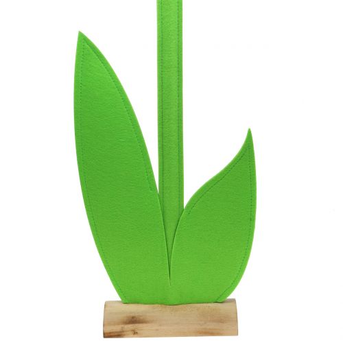 Floristik24 Flor de fieltro naranja 87cm