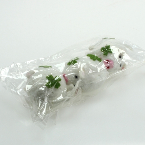 Floristik24 Lucky pig fieltro 7cm 3pcs