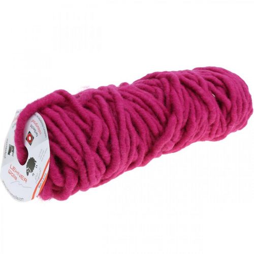 Artículo Cordón de fieltro con alambre de lana para manualidades rosa 20m