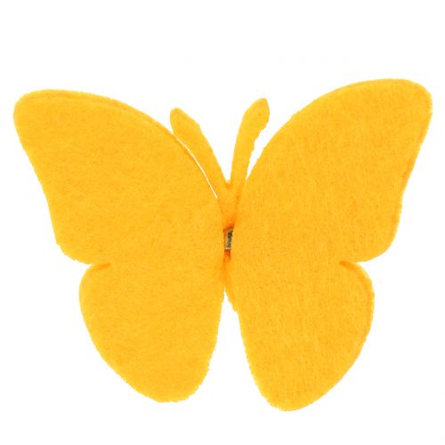 Fieltro mariposas con clip 7cm 24pcs