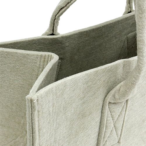 Floristik24 Bolso fieltro 39x25x22cm crema