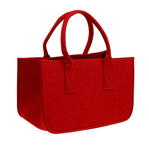 Floristik24 Bolsa de fieltro 39x25x22cm rojo