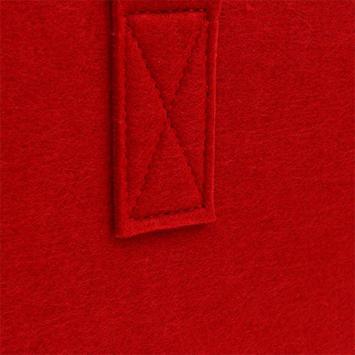 Floristik24 Bolsa de fieltro 39x25x22cm rojo