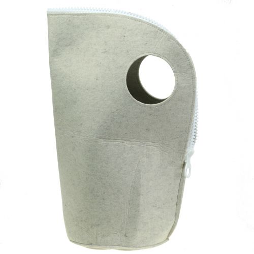 Floristik24 Bolso de fieltro Gris H58cm