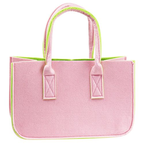 Floristik24 Bolsas de fieltro rosa claro 40cm x 25cm x 20cm