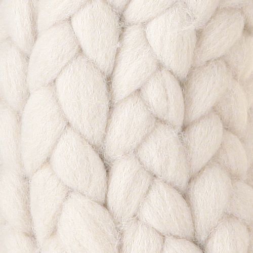 Floristik24 Corona decorativa de fieltro de lana para colgar en color beige Ø30cm H4cm