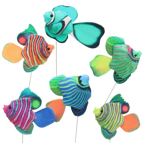 Floristik24 Tapones decorativos peces surtidos 6uds