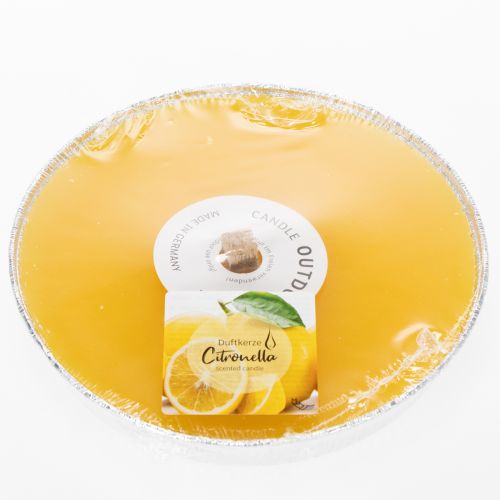 Artículo Vela perfumada de citronela contra insectos, cuenco de llama perfecto para balcones, terrazas y picnics, 16cm