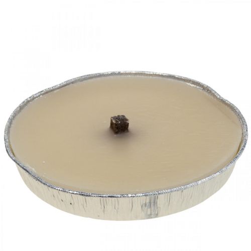 Artículo Vela de exterior Flame bowl en cuenco de aluminio crema Ø17cm