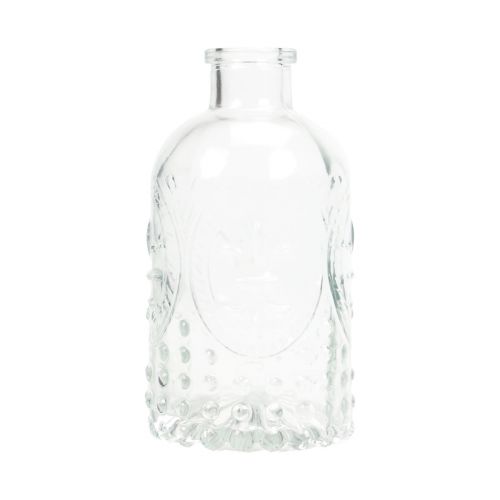 Floristik24 Botellas decorativas mini jarrones candelabros de vidrio Al.12,5 cm 6 piezas