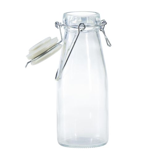 Decoración botella botella de cristal con tapón Ø8cm 24cm