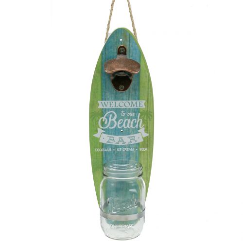 Floristik24 Abrebotellas de pared &quot;Beach Bar&quot; 36cm x 11cm