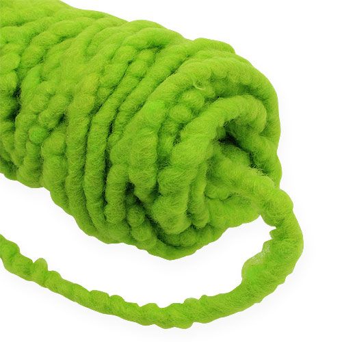 Artículo Cordón de fieltro polar Mirabell 25m verde
