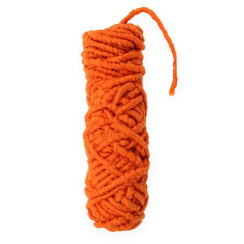 Cordón de fieltro polar Mirabell 25m naranja