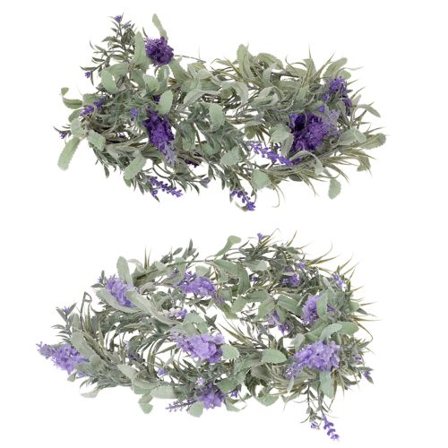 Artículo Guirnalda de lilas artificial, decoración primaveral para ocasiones especiales y diseño de temporada, 145 cm, 2 unidades