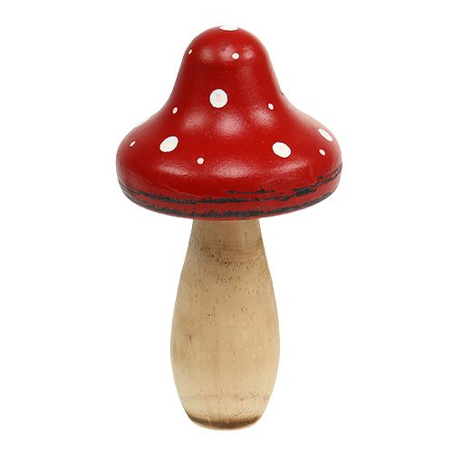 Floristik24 Toadstool de madera 21cm