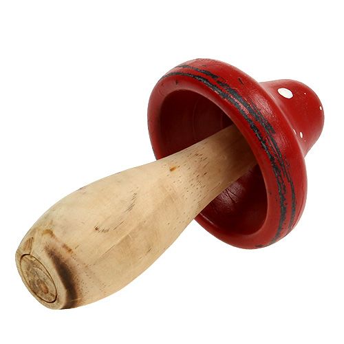 Floristik24 Toadstool de madera 21cm