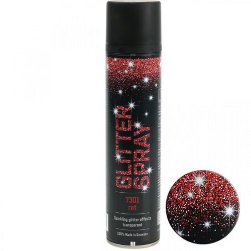 Floristik24 Purpurina Spray Rojo 400ml