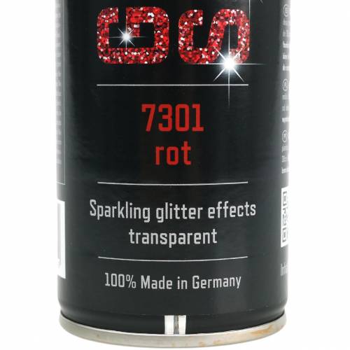 Floristik24 Purpurina Spray Rojo 400ml