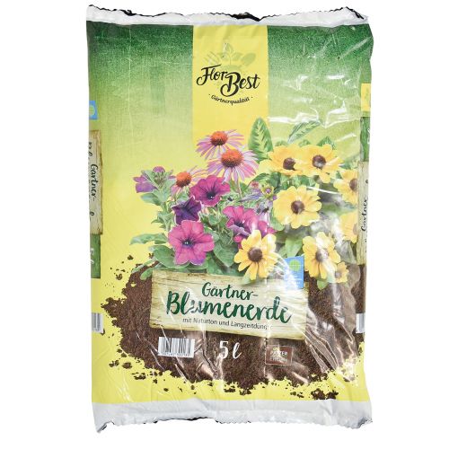 Floristik24 FlorBest tierra para macetas de jardinero con arcilla natural y fertilizante de larga duración 5l