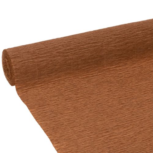 Papel crepé para floristería, marrón, rollo artesanal de 50 cm de ancho comprar | Floristik24.es