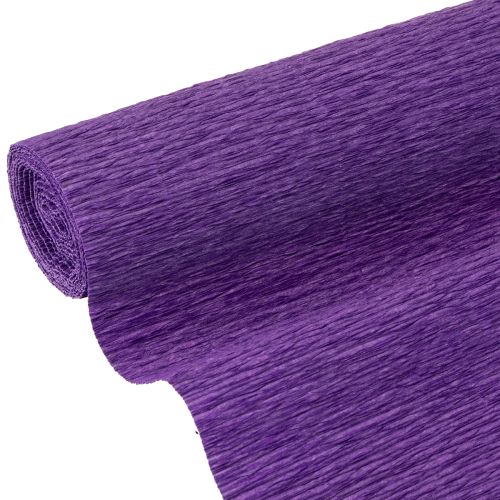Artículo Papel crepé para floristería morado oscuro 50x250cm