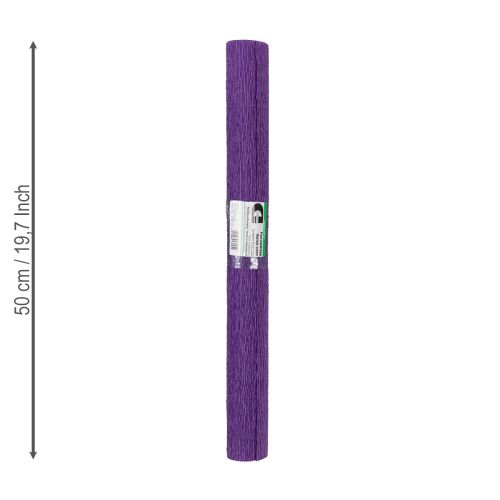 Artículo Papel crepé para floristería morado oscuro 50x250cm