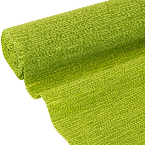 Papel crepé para floristería, papel crepé para floristería, verde hierba, 50×250 cm, 5 unidades