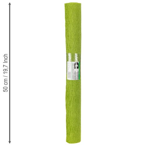 Artículo Papel crepé para floristería, papel crepé para floristería, verde hierba, 50×250 cm, 5 unidades