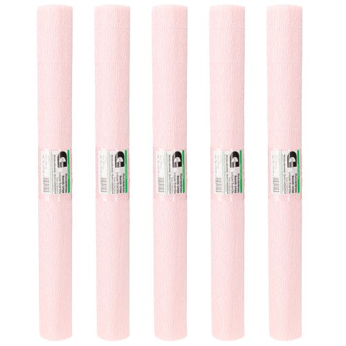 Artículo Papel crepé para floristería, papel crepé para floristería, rosa, 50×250 cm, 5 unidades