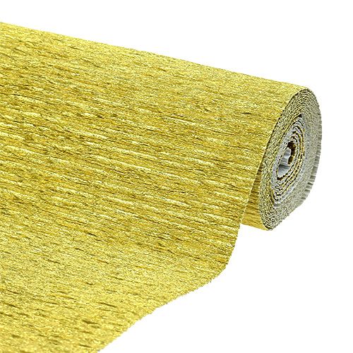 Floristik24 Floreria Papel Crepe Dorado 50x250cm