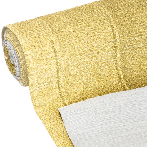 Artículo Floreria Papel Crepe Dorado 50x250cm
