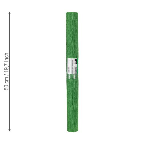 Artículo Papel crepé de floristería verde 50x250cm