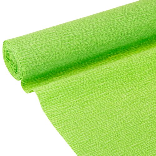 Floristik24 Papel crepé floristería verde claro 50x250cm