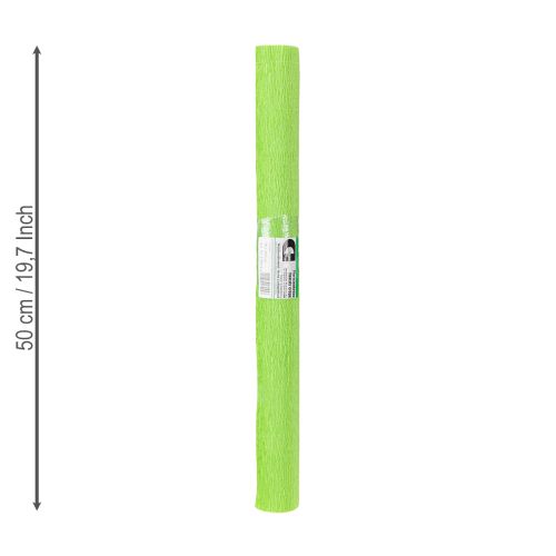Artículo Papel crepé floristería verde claro 50x250cm
