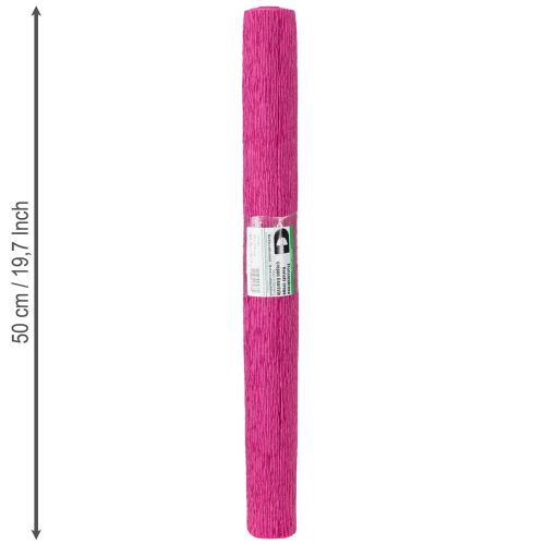 Artículo Floreria papel crepe magenta 50x250cm