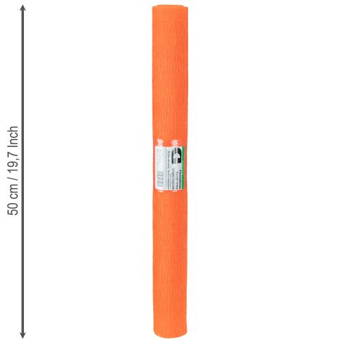 Artículo Floreria papel crepe naranja 50x250cm