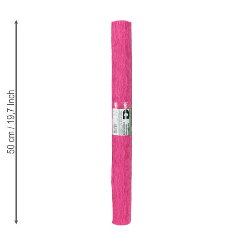 Artículo Floreria papel crepe rosa 50x250cm