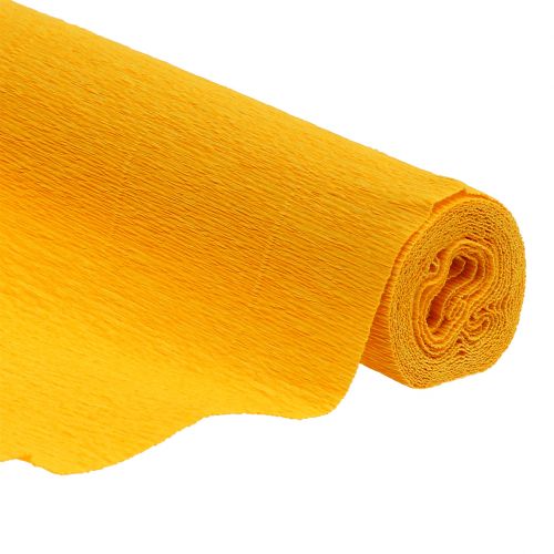 Floristik24 Floreria papel crepe amarillo sol 50x250cm