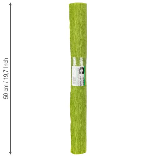 Artículo Papel crepé de floristería verde hierba 50x250cm