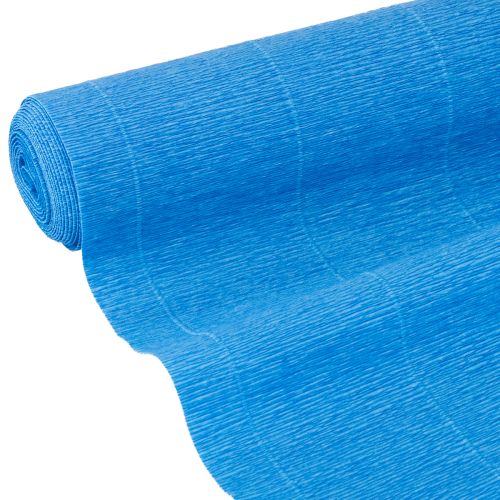 Papel crepé para floristería azul 50×250cm 5 piezas