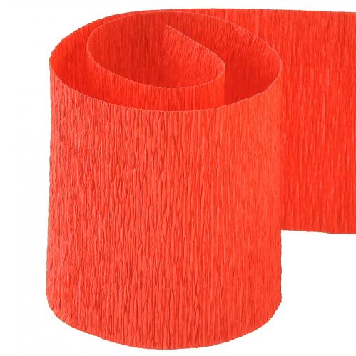 Artículo Crepe de flores rojo A10cm gramaje 128g/m² L250cm 2ud