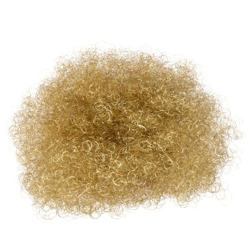 Goma de seda dorada con forma de flor, 200 g, cabello de ángel