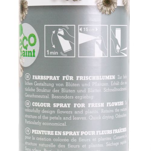 Floristik24 Spray Flower Decor Silver 400ml