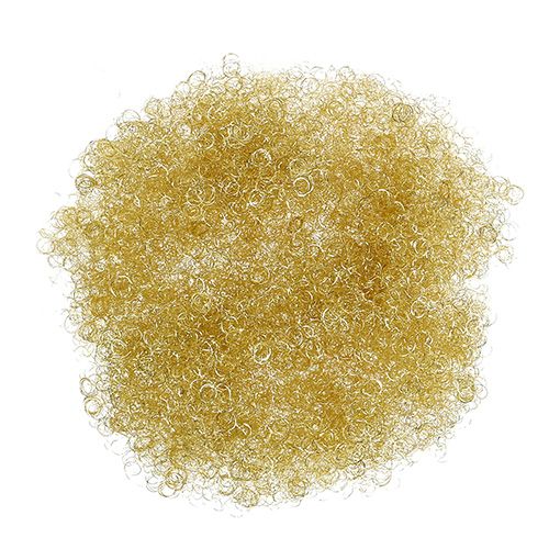 Artículo Oropel de pelo de flores dorado 200g cabello de ángel