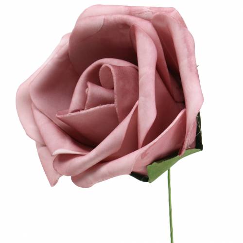 Floristik24 Rosa de Foam Rosa Viejo Ø15cm 4uds