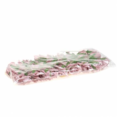 Floristik24 Rosa foam Ø6cm rosa viejo 27uds
