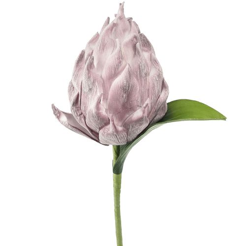 Floristik24 Alcachofa espuma violeta claro 14cm L28cm 1ud