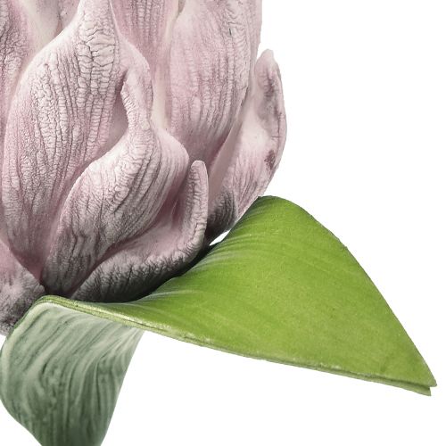 Floristik24 Alcachofa espuma violeta claro 14cm L28cm 1ud
