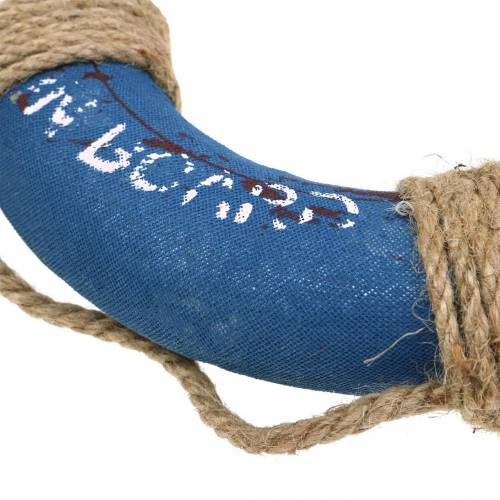 Floristik24 Aro salvavidas decorativo espuma de poliestireno azul rojo blanco Ø20cm surtido 2pcs